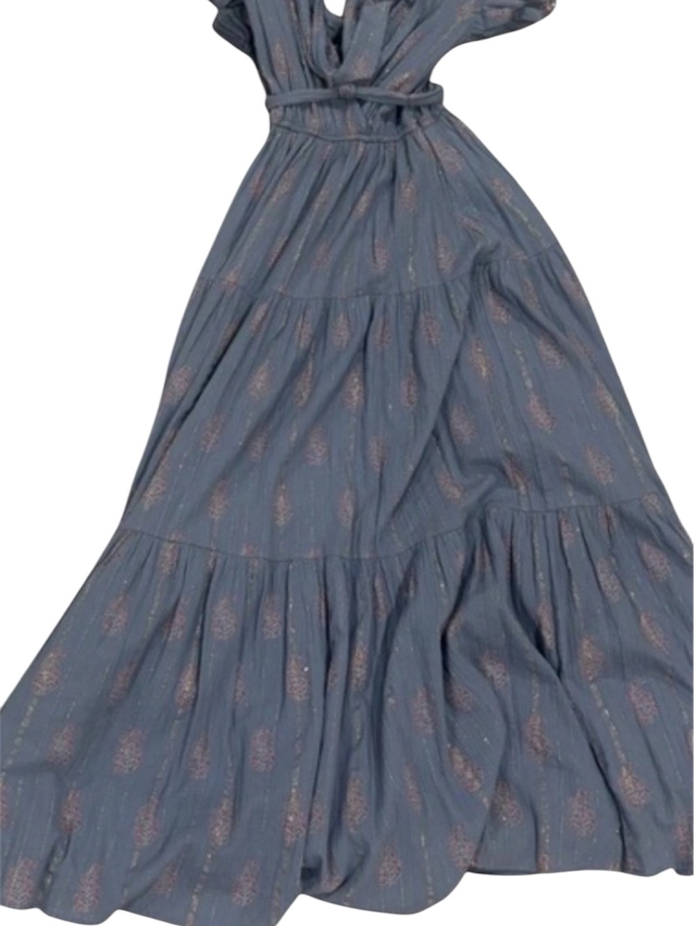 A Loves a Girls Maxi Skirt with Subtle Rose Gold Print size XL ,L323